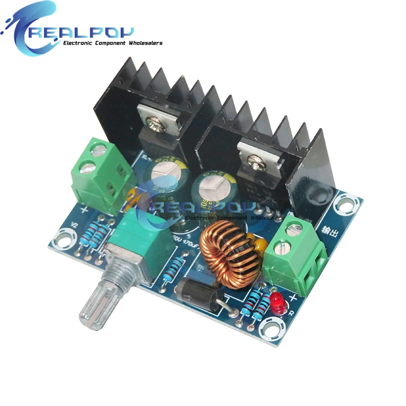 XH-M401 DC-DC Step Down Buck Converter Power Supply Module XL4016E1 PWM Adjustable 4-40V To 1.25-36V Voltage Regulator 8A 200W