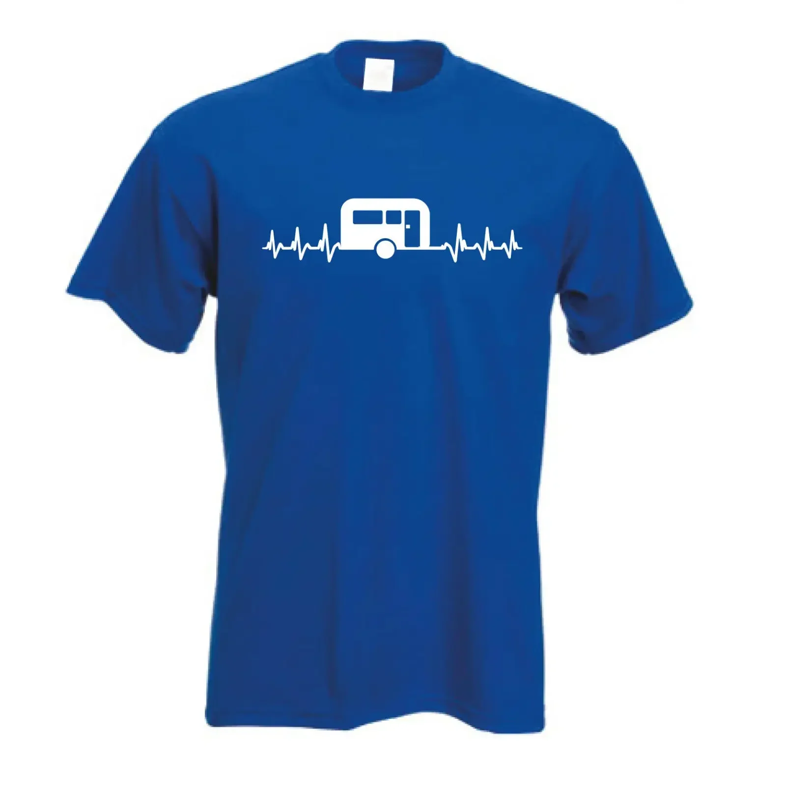 Hip Hop Novelty T Shirts Men'S Brand Clothing Its In My HeartBeat Caravanning  Camper Caravan T-shirt FREE UK P&P Tee Shirt