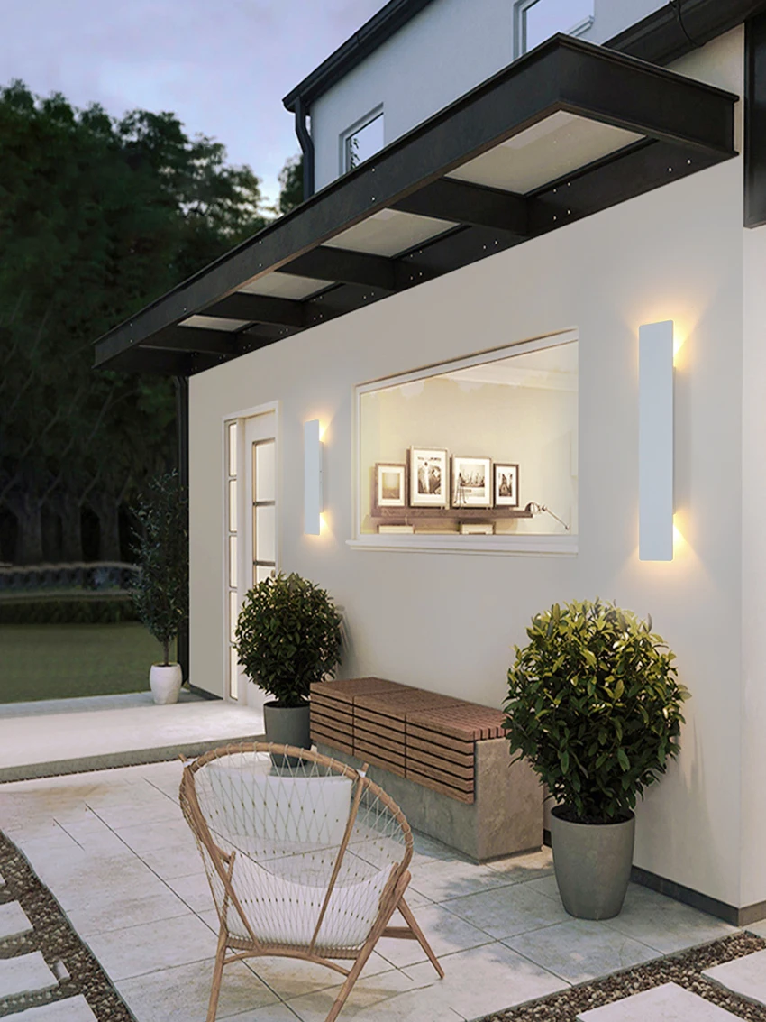 Modern Led Waterproof Outdoor Up Down Wall Lamp IP65 Aluminum 24w/18W/6W LED Wall Light Indoor Decorated Wall Sconce