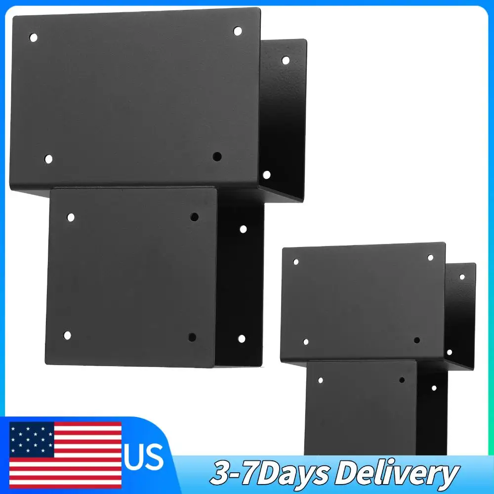 

2 Pack Post Caps Tie Brackets 6x6 (Actual 5.5x5.5in) Galvanized Steels Pergola Connector Brackets for Wood Posts Gazebo