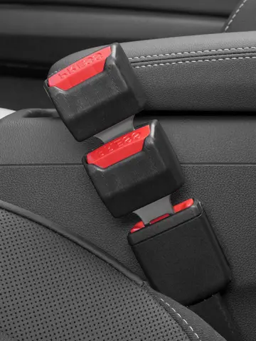 2PCS Car Seat Belt Clip Extension Plug Car Safety Seat Lock Buckle Seatbelt Clip Extender Converter Baby Car Seat Accessories