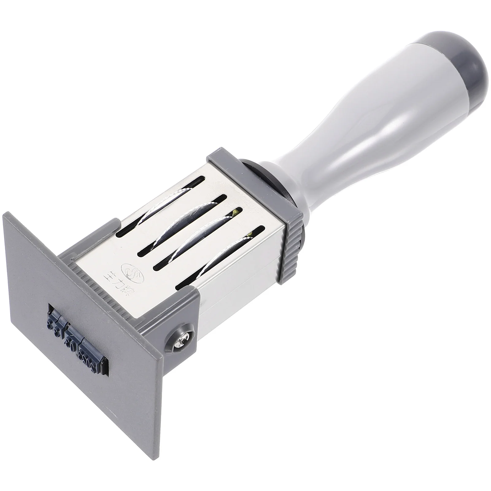 Date Stamp Material Handle Time Daily Use Stamper Office Day Number Handheld Multi-use Metal Pp File