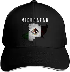 Michoacan Mexico Map Flag Dad Hat Baseball Cap Adjustable Snapback Hip Hop Cotton Baseball Cap Trucker's Hat