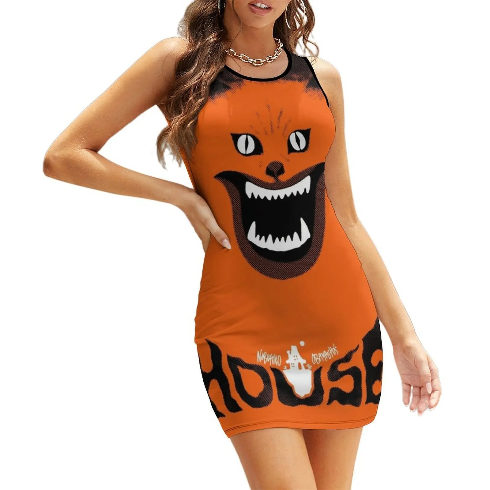 

Hausu (ハウス) Retro Japanese Horror Movie 1977 V2.0 Sleeveless Sundress dresses for womens women's summer dresses 2025
