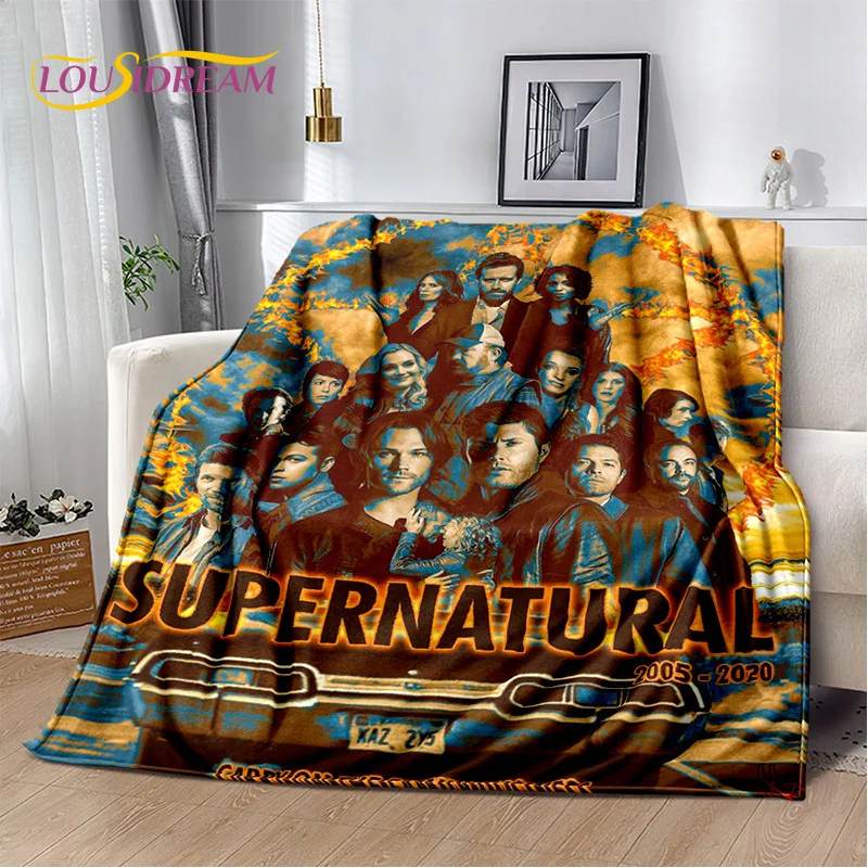 Supernatural Series 3D Soft Plush Blanket,Flannel Blanket Throw Blanket for Bed Living Room Bedroom Sofa Yoga Office Cover Gift