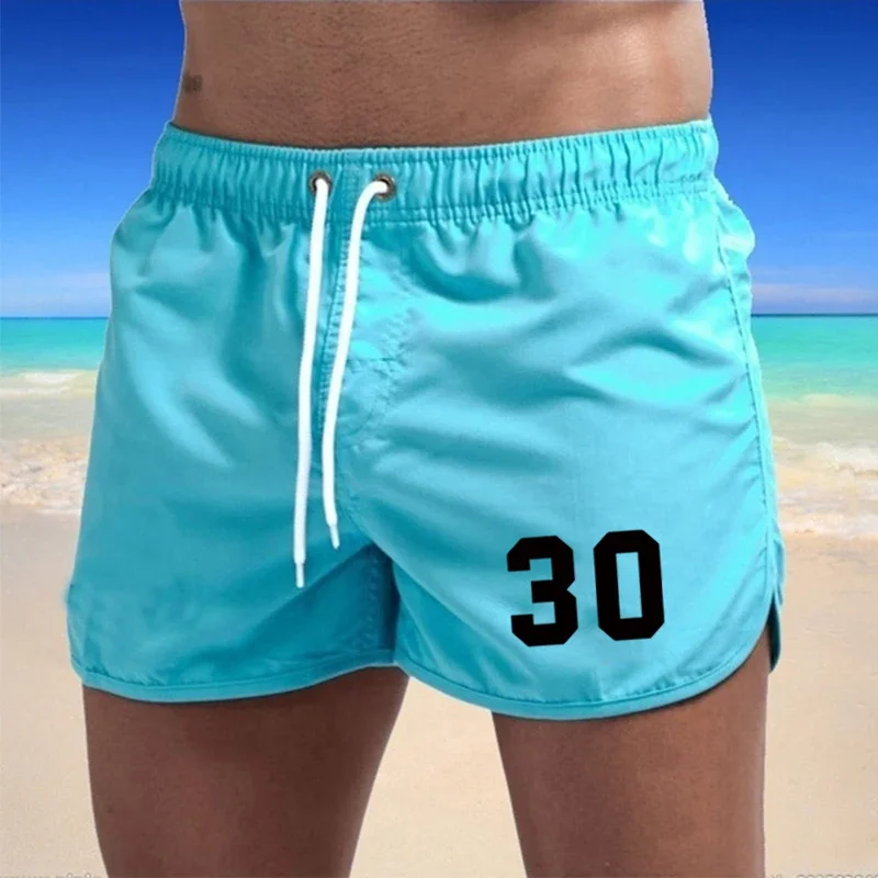 

2026 Mens Beach Shorts Printing Casual Man Swimwear Summer Daily Versatile Sweatpants Surf Quick Drying Swimming Sports Shorts