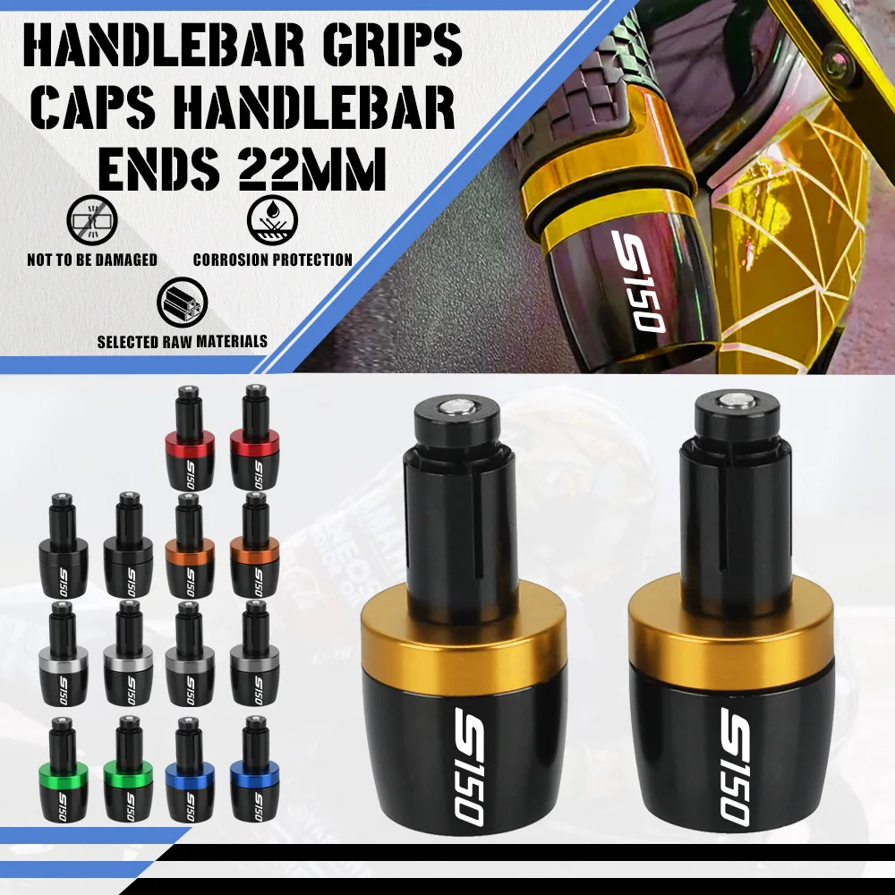 

FOR SUZUKI S150 GSXS150 GSX-S150 GSXS 150 GSX-S 150 2017-2023 2022 2021 Motorcycle Handle Bar Handlebar Grips Cap End Plugs 22mm