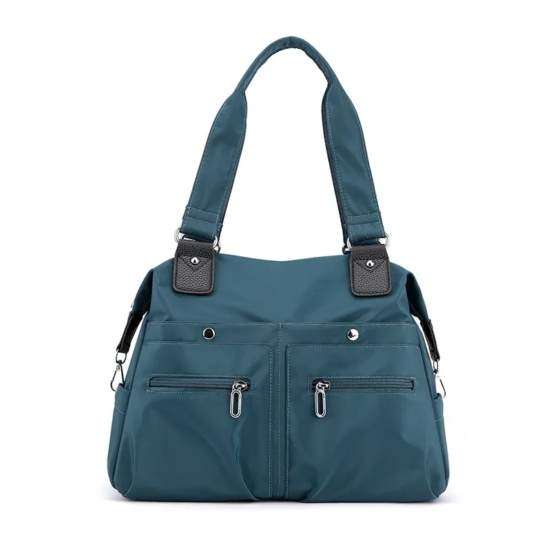 Bolso de mano, bolso de hombro para mujer, nailon, impermeable, gran capacidad, bolso cruzado de compras, bolsos de mensajero para mujer