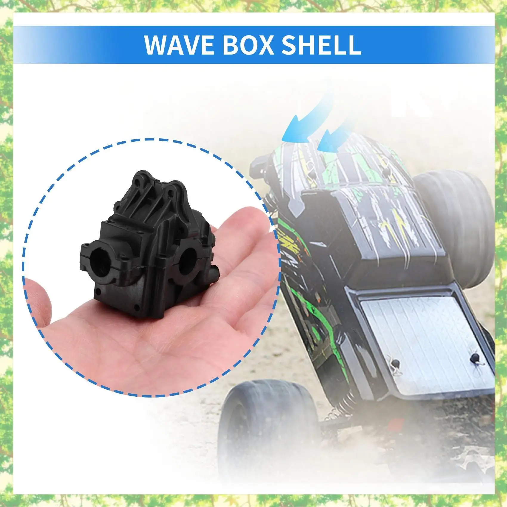 Smart-2Pcs 144001-1254 علبة التروس لـ Wltoys 144001 RC قطع غيار السيارات 4WD 1/14