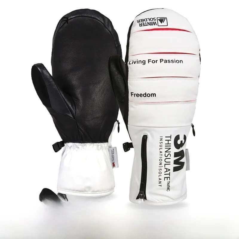 gants-de-ski-d'hiver-impermeables-et-coupe-vent-doubles-de-polaire-compatibles-avec-les-ecrans-tactiles-pour-hommes-et-femmes-gants-a-cinq-doigts-en-cuir-de-chevre