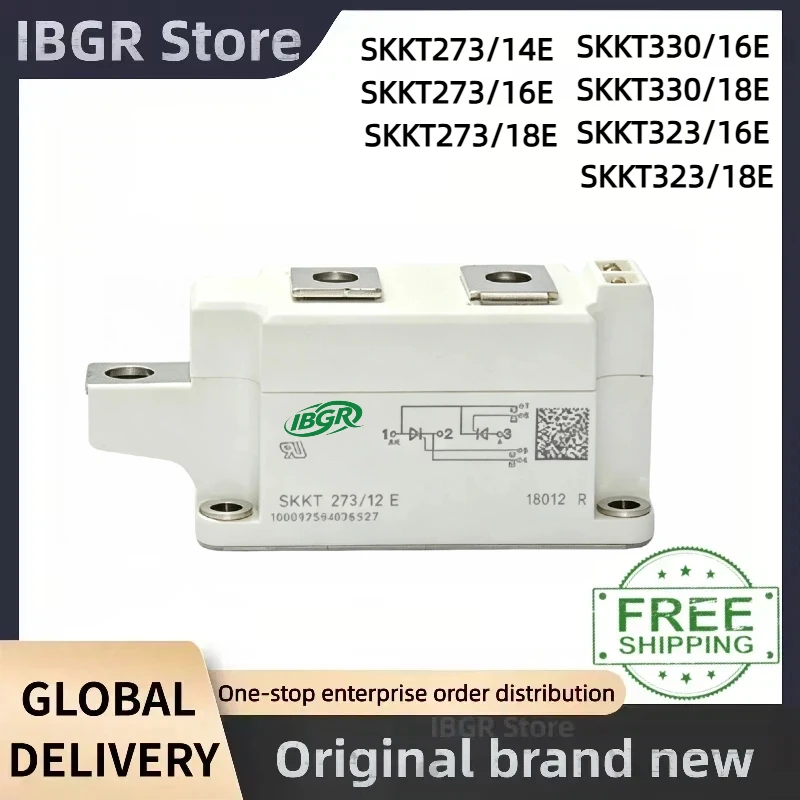 SKKT273/12E SKKT273/14E SKKT273/16E SKKT273/18E SKKT330/16E SKKT330/18E SKKT323/16E SKKT323/18E IGBT Module New Original