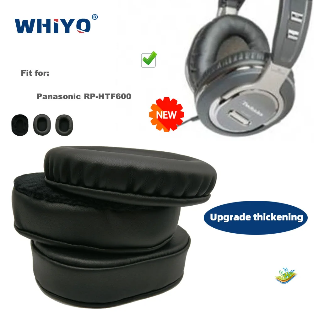 

New Upgrade Replacement Ear Pads for Panasonic RP-HTF600 Headset Parts Leather Cushion Velvet Earmuff Earphone Sleeve