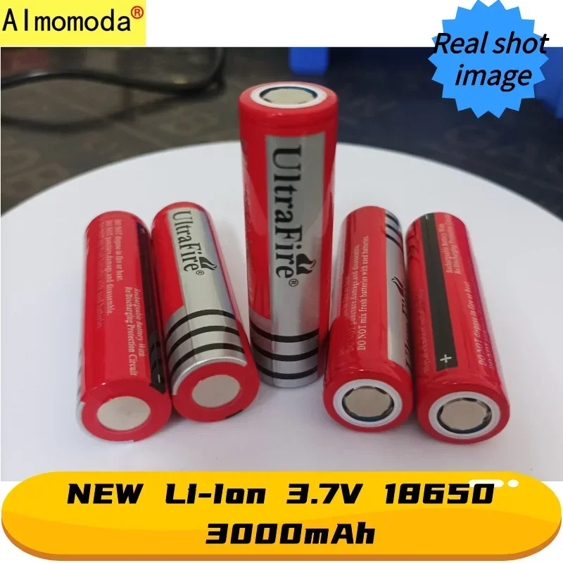 

2024Authentic 18650 lithium 3000mAh rechargeable 3.7V large capacity imported battery, durable and brand new with free shipping