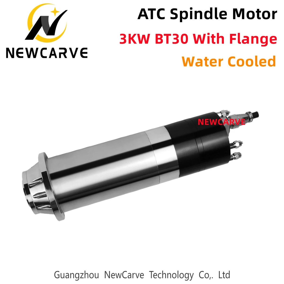 

3KW BT30 Automatic Tool Change Spindle With Flange Pneumatic Water Cooling Motor ATC For Engraving Milling Metal