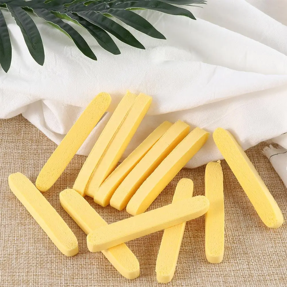 Facial Flutter Pad Compressed Cleaning Skin Care Face Cleansing New Yellow Sponge Puff Stick Foam