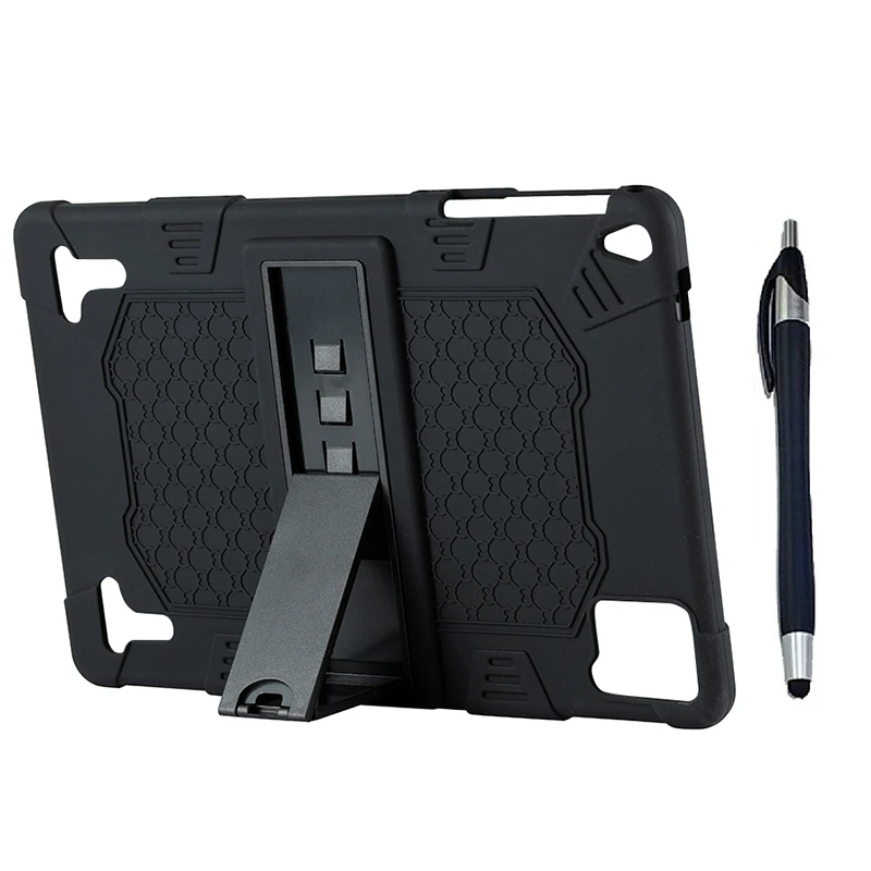 10.1 Inch Tablet Case Silicone Case Tablet Stand Universal Tablet Case Adjustable Stand with Capacitive Pen