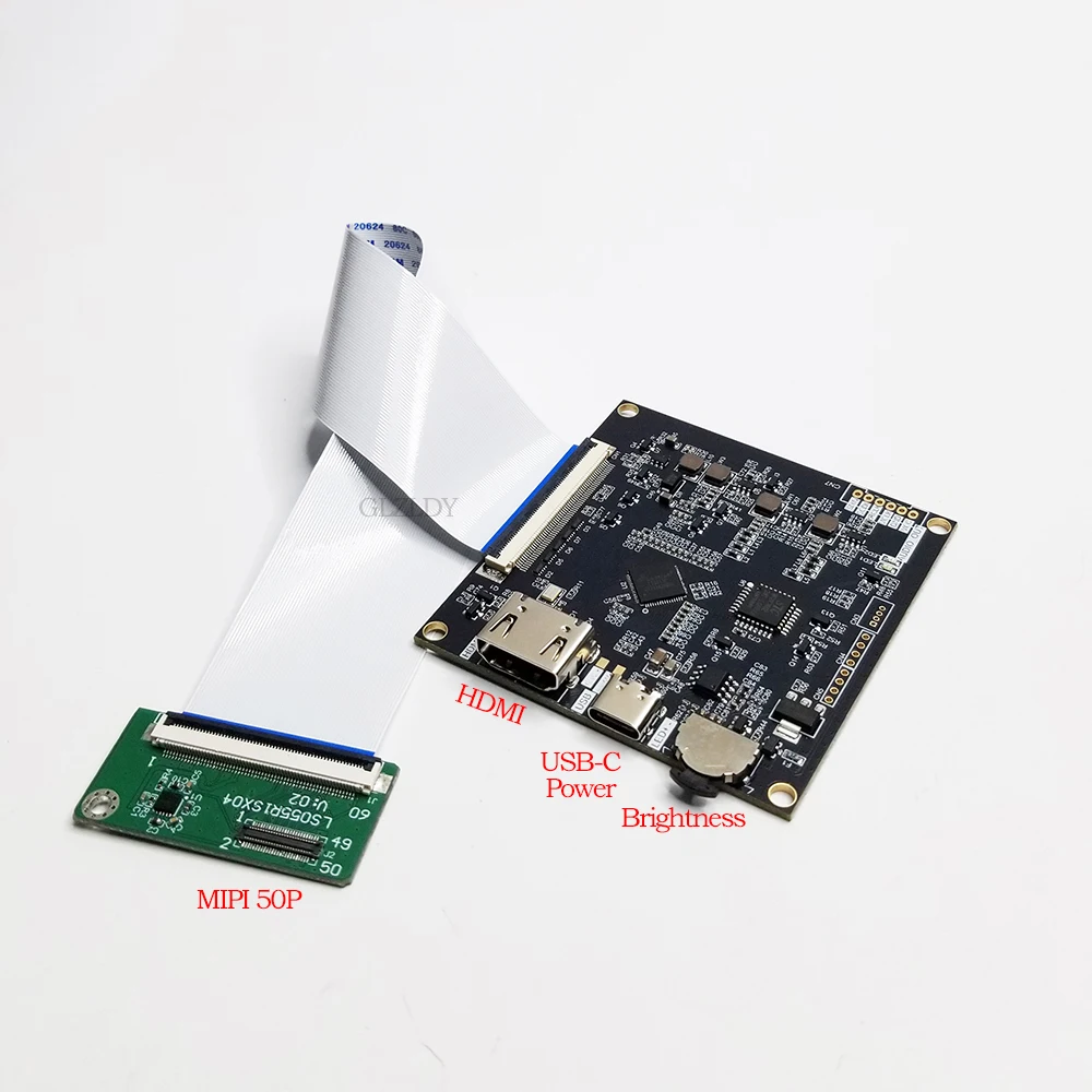 LS055R1SX04 5.5 inch Sharp 2K Screen 1440x2560 MIPI 50Pin LCD HDMI Driver Board HDMI to MIPI For 3D Printer Handheld Device Kit