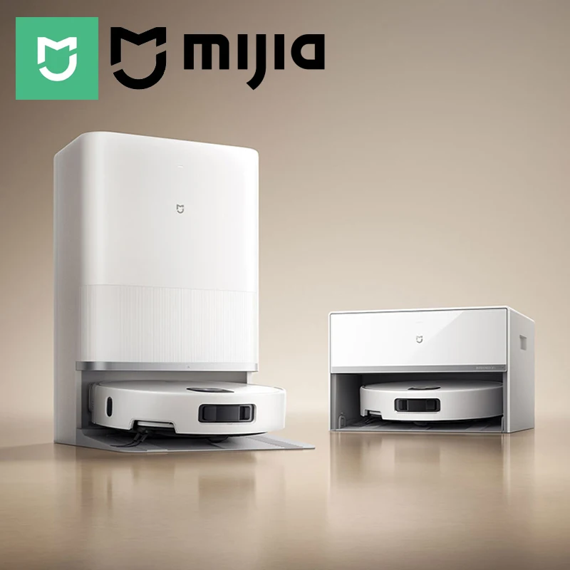 

Робот-пылесос и полотер MIJIA M40 S, мощность всасывания 23000 Па, обход препятствий, навигация, 75-дневная автономность, автоматическая мойка и сушка швабры