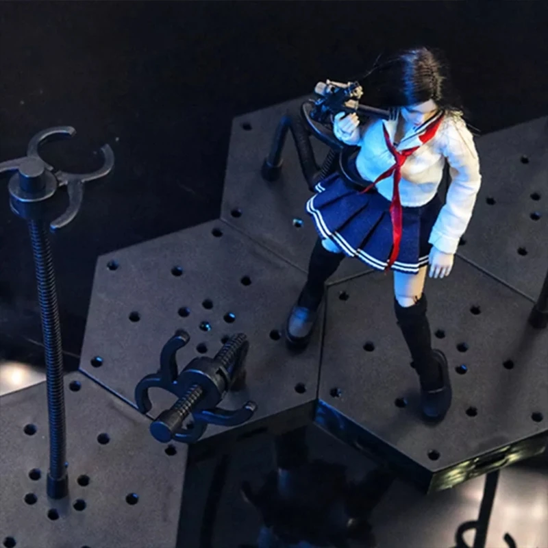 

Support Stand Black Brackets Holder Figures Adjustable Display Rack Action Figure Stand Rack Display