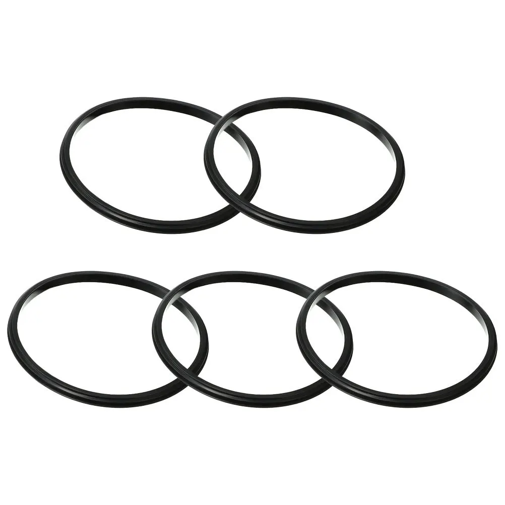 

5pcs Silicone Sealing Ring For Bottle Replacement Durable Heat Resistant Lid Seal Insulated Cup Accessories Reusable Elastic