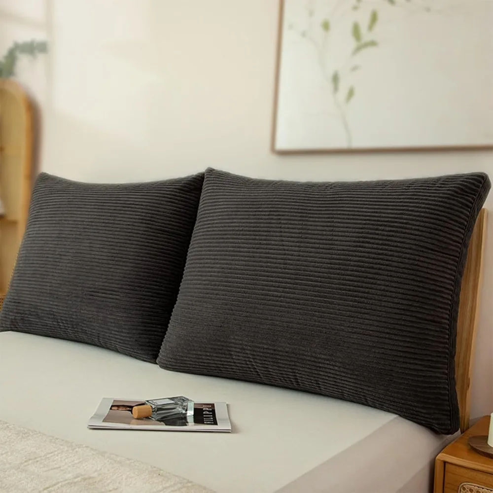 Custom Corduroy Striped Sofa Chair Pillow Backrest Cushions Lumber Pillows Back Bolster for Garden Bedroom Living Room Balcony
