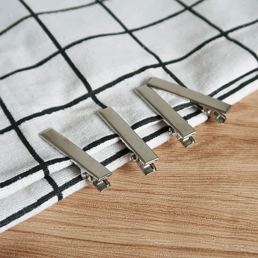 

300 Pcs Metal Spring Clip Alligator Clips Hair DIY Hairpin Square