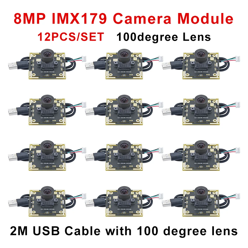 HBVCAM IMX179 100도 8MP 카메라 모듈(오토다트 IO 점수 계산 시스템용)
