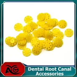 AG 100pcs Dental Endo Files Stoppers Disinfection Dental Counters for Dental Files Dentistry Endo Files Flowers For Dentistry