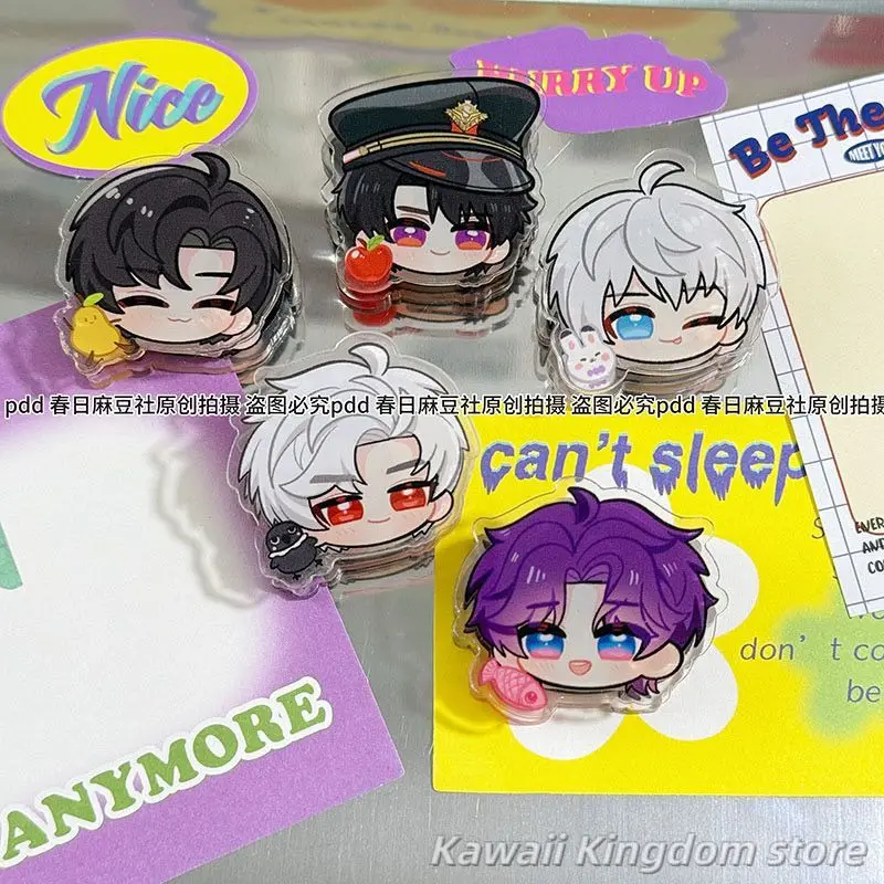 Любовь и глубокое пространство Rafayel Zayne Xavier Sylus Caleb акриловый уплотнительный зажим PP зажим студенческий мультипапок зажим для знака мочи настольный