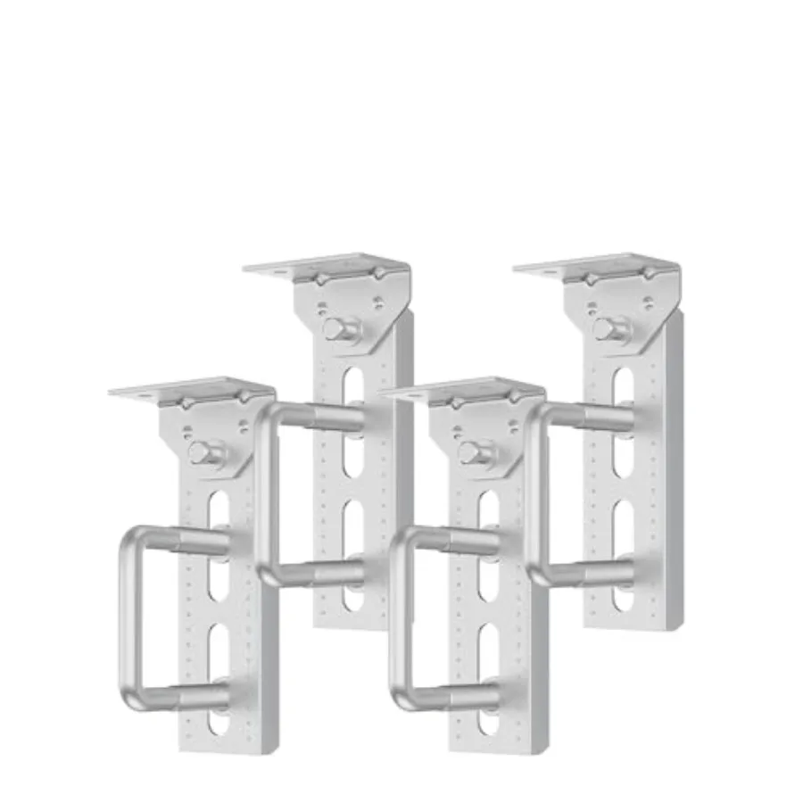 

Boat Trailer Bunk Brackets — 8" Heavy-Duty Galvanized Swivel-Top Kit, 4-Pack w/Hardware, Fits 1.5"x3"/2"x3"/3"x3"