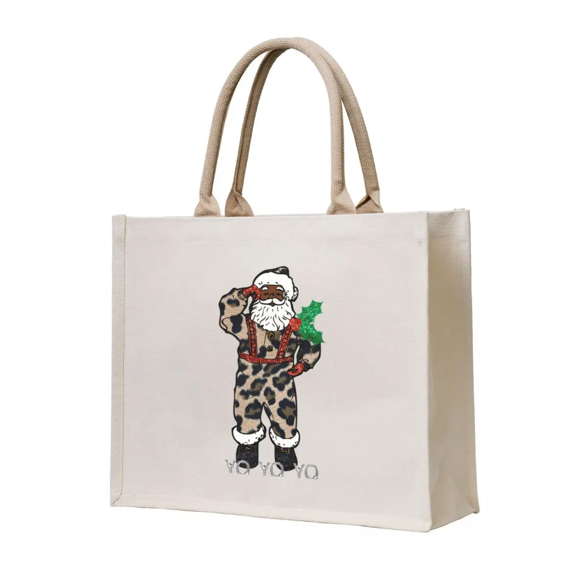 

yo black santa Tote Bag tote bag university Handbags women the tote bag Canvas