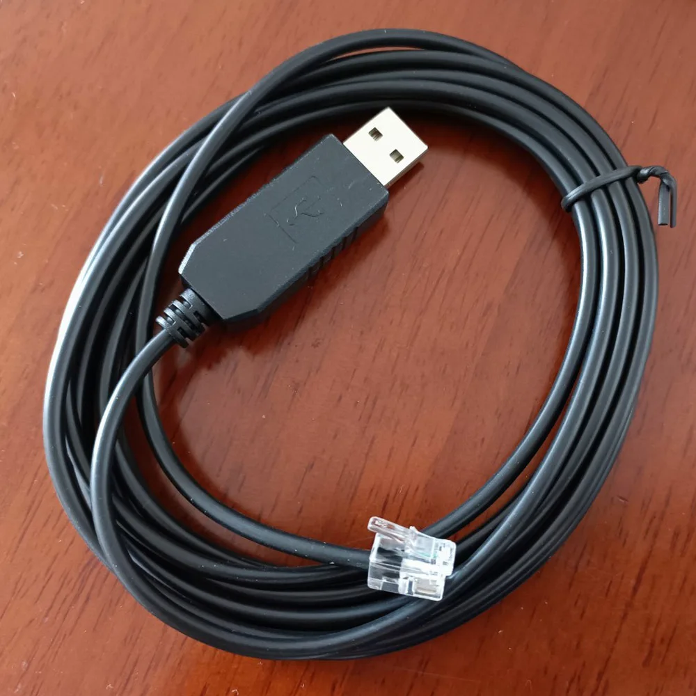 

FTDI USB to RJ9 4P4C for GTF J2 J5 SSR Solid State Repay PC Interface/Config/Communicate/Data Cable