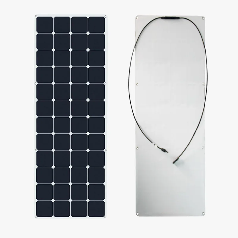 Sunpower Solar Cell ETFE flexible PANEL SOLAR 150W charger for RV,boat