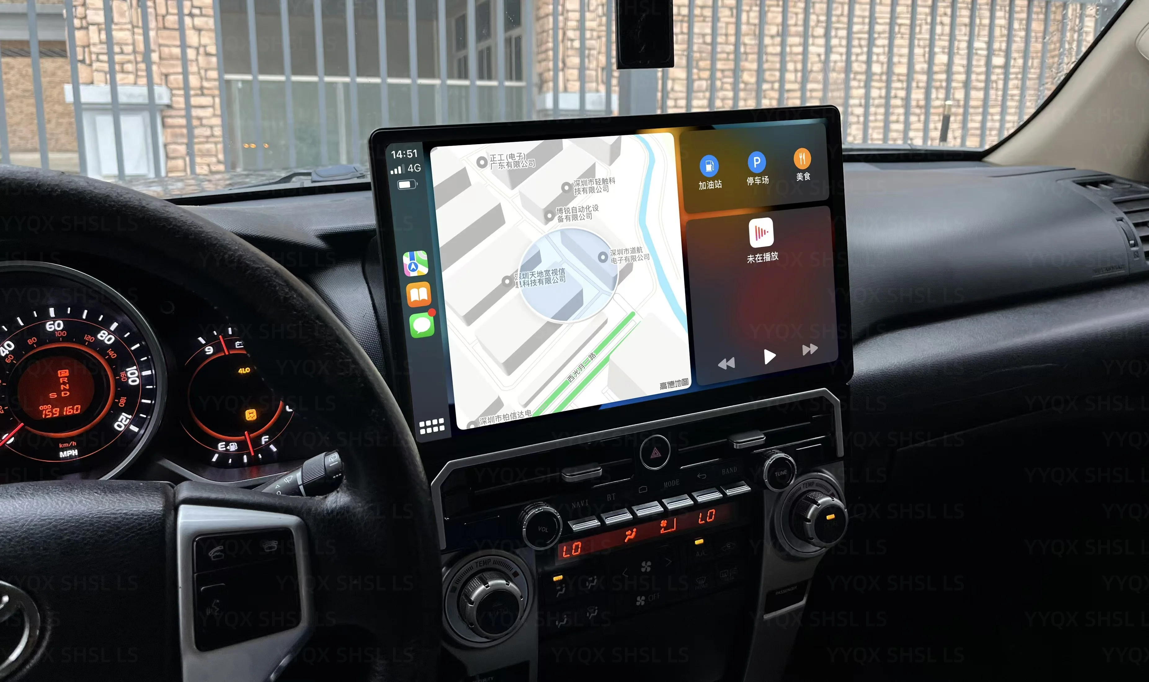 

15,6-дюймовый автомобильный магнитофон для Toyota 4Runner 2009-2022, Android, радио, GPS-навигация, мультимедийный плеер, головное устройство, стерео радио