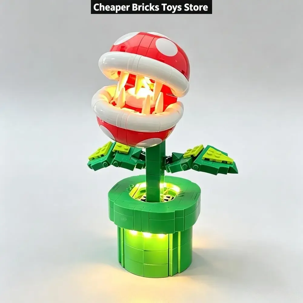 LED Light Set for 71426 System for Piranha Plant Construction Model (Excludes Building Bricks,Only the Light)