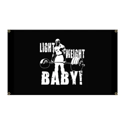 Ronnie Coleman Motivation Gyms Flag 3X5 feet Equipped With 4 Brass Grommets, Durable And Fade Resistant Interior Decoration