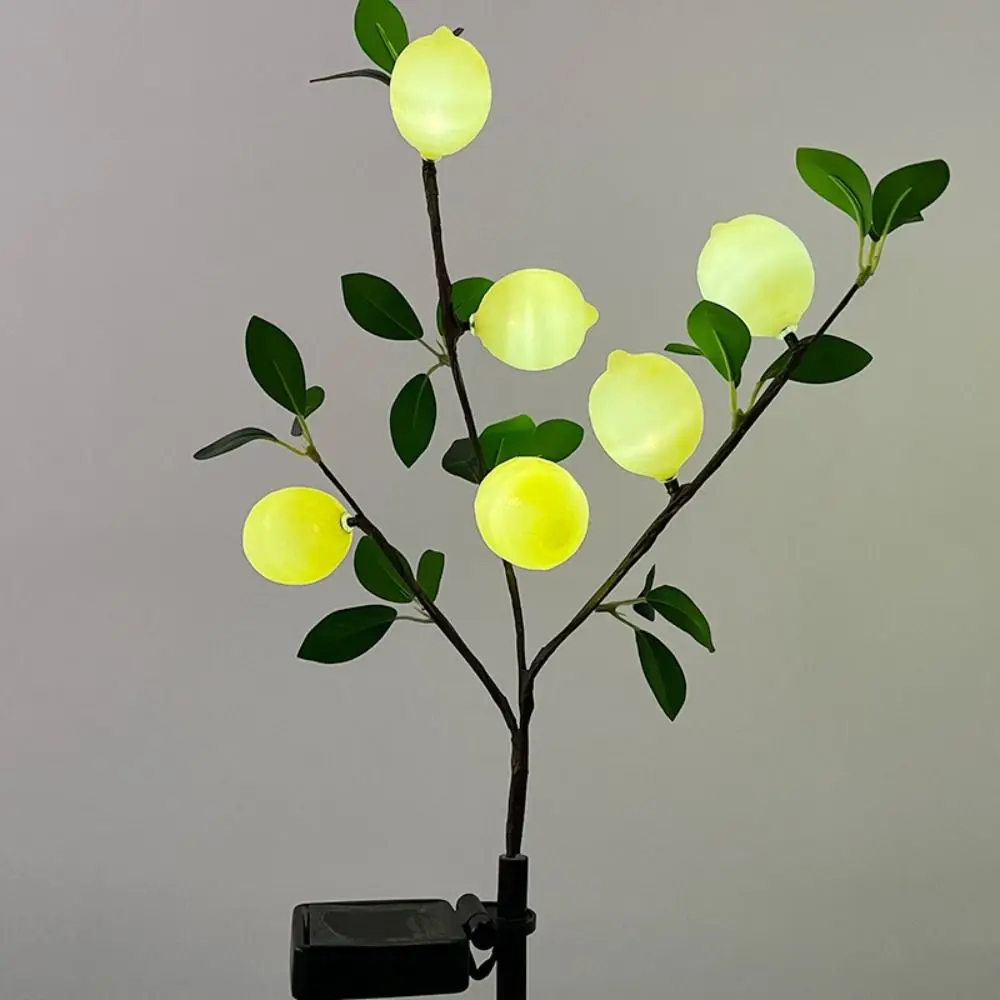 

Home Decoration Waterproof Solar Lemon Light Simulation Artificial Fruit Decorative Lamp Creative Atmosphere Light Patio Yard