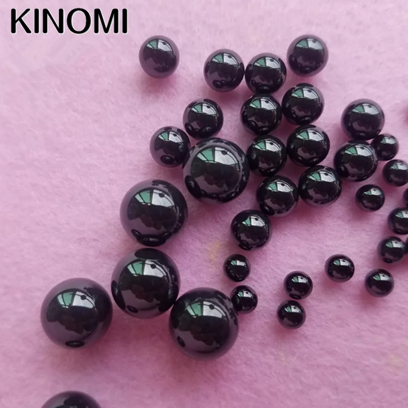 38.1 39.688 40 41.275 50.8mm Si3N4 10PCS Silicon Nitride Ceramic Balls High Temperature Resistance Low Friction Coefficient