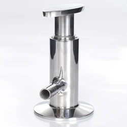 10mm Hose Barb 0.5'' 0.75'' 1.5'' 2'' Tri Clamp SUS 304 Stainless Steel Sampler Sampling Valve Manual Handle Homebrew Beer