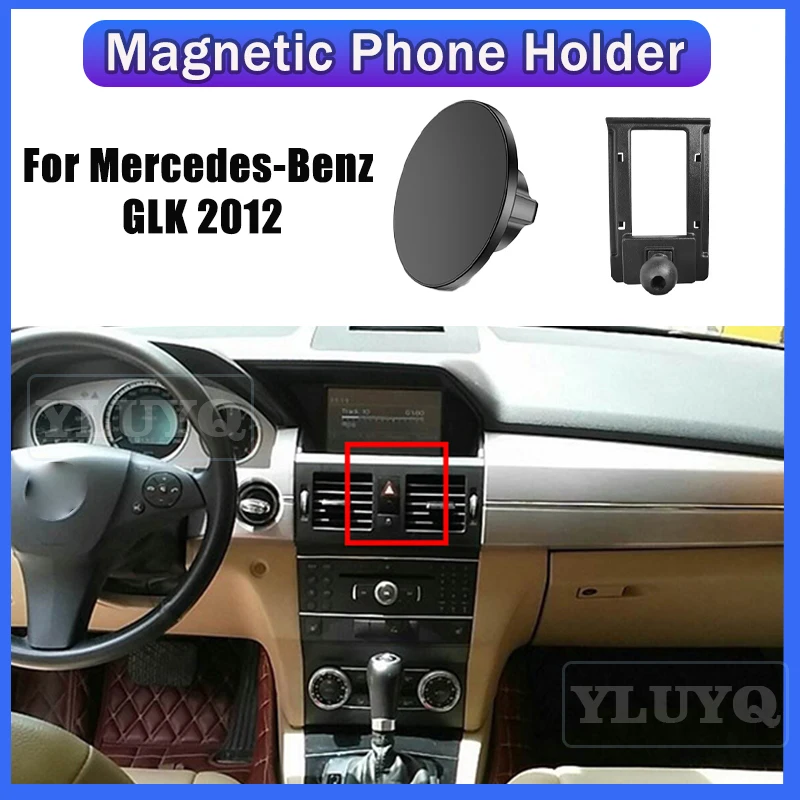 

For Mercedes-Benz GLK X204 2012 Car magnetic phone holder Gravity navigation stand 360° rotatable Car accessories