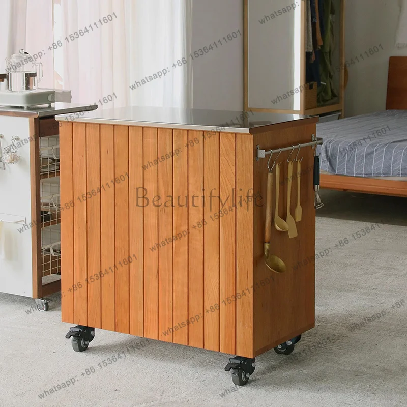 Classic Trolleys Kitchen Islands With Wheels Design Simple Aesthetic Kitchen Islands Rustic Elegant Îles De Cuisine Furniture