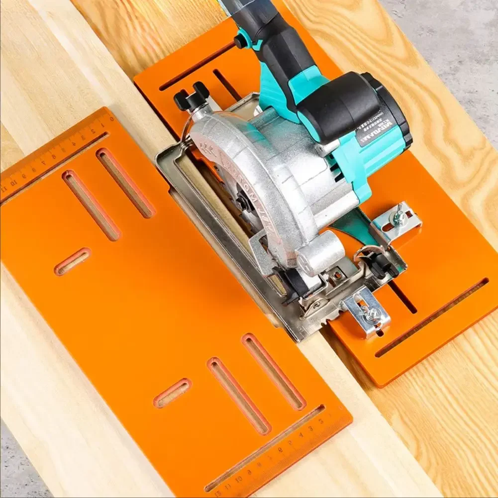 Circular Saw Base Plate Circular Saw Base Plate Woodworking Cutting Machine Backing Positioning Board Adjustable Thickening