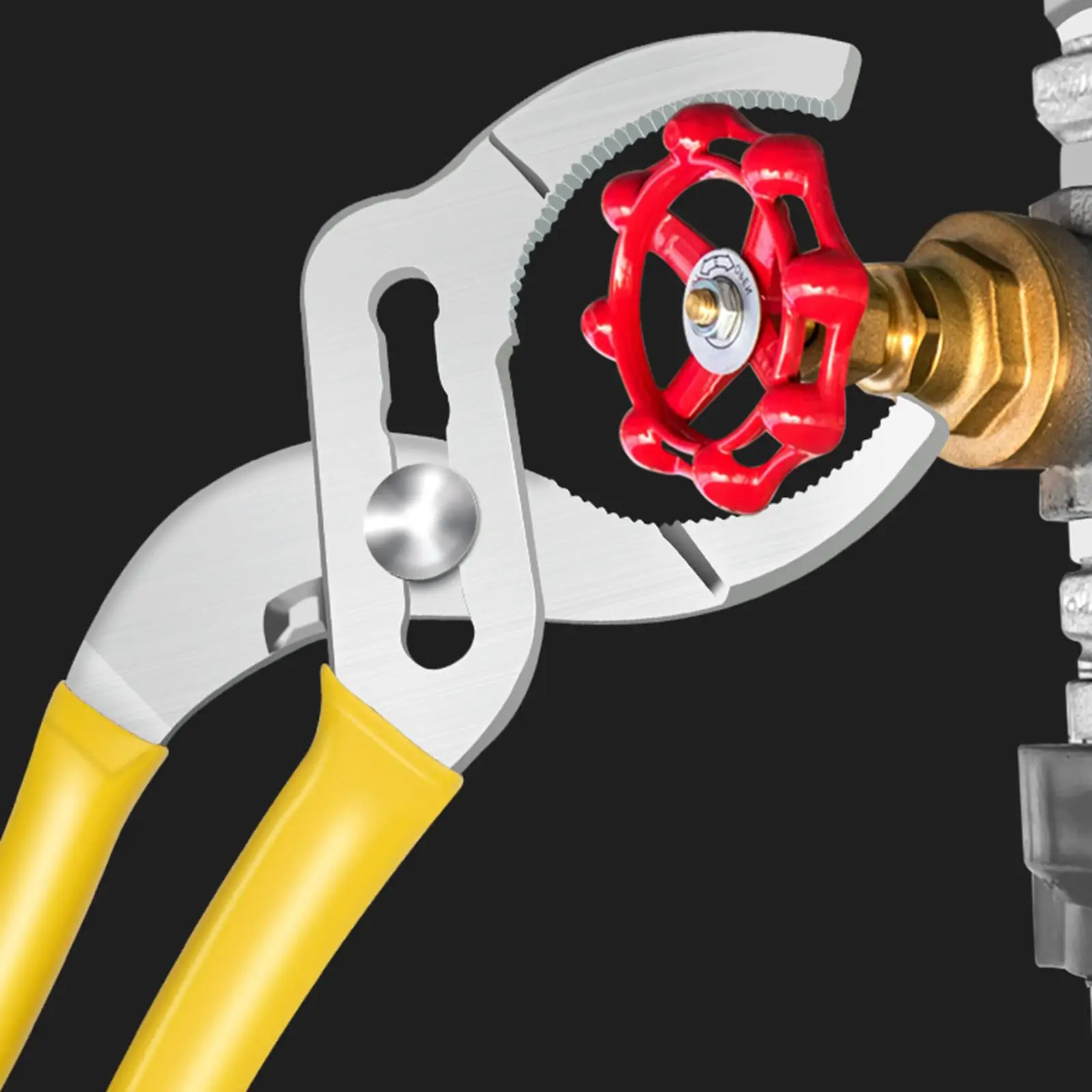Professional Gas Valve Wrench Multifunctional Adjustable Spanner Labor Saving Tool for Pressure Reducing Valve and Gas Hose