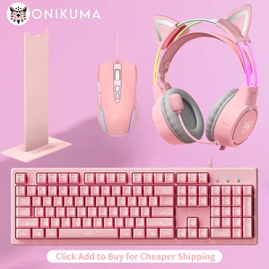 ONIKUMA-Kulaklık Yazılım Paketi Esports Light RGB Dynamic ve Kedinin Yanal Desteğinin Kulakları, bir Fare, Mikrofonlu bir Kulaklık Gamer En iyi 10 satış, destek, kulaklık, onıkuma-no. 1