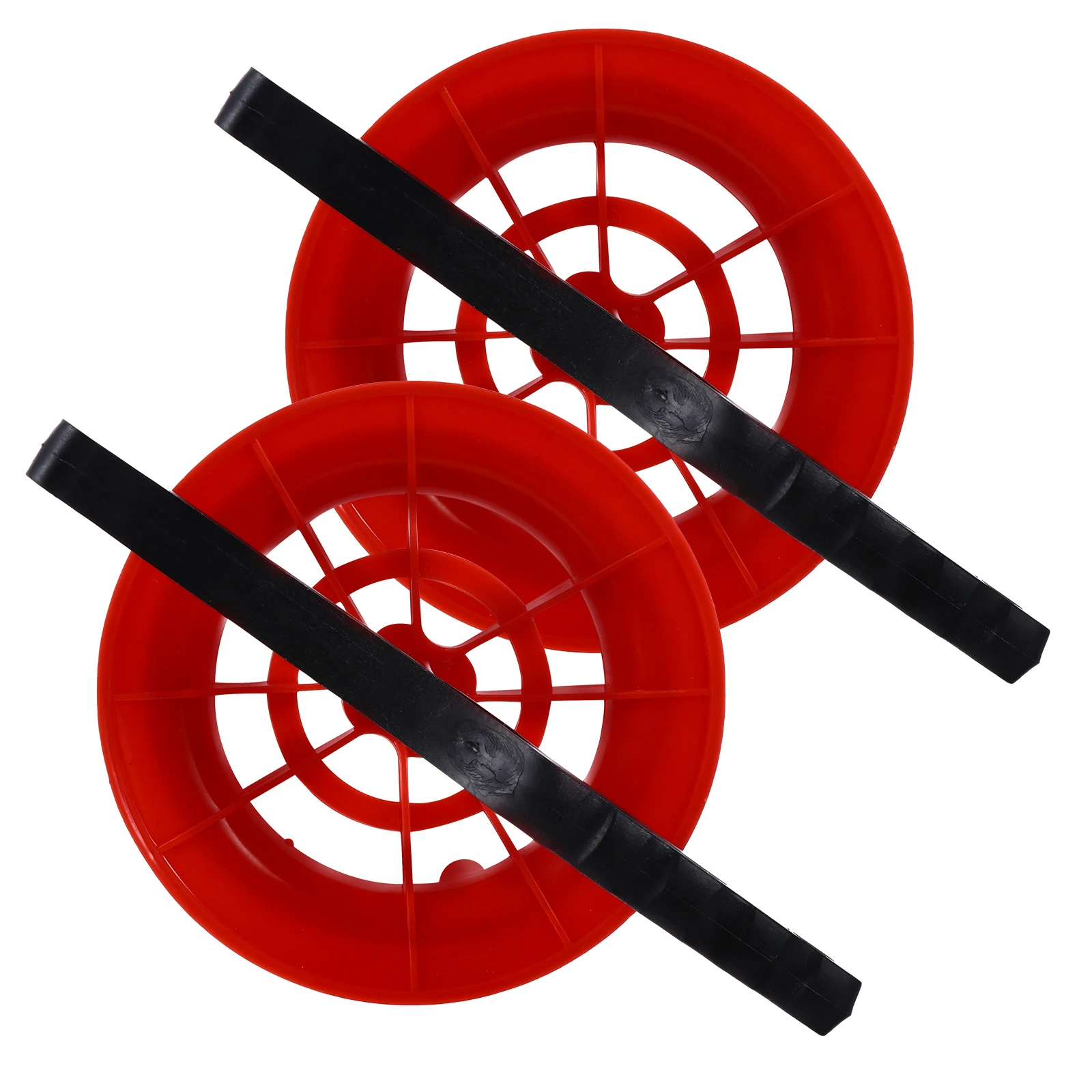 

2pcs Plastic Hand Grip Wheel ABS Kite Flying Tools Portable Reel Winder Line Material Solid Outdoor Toy