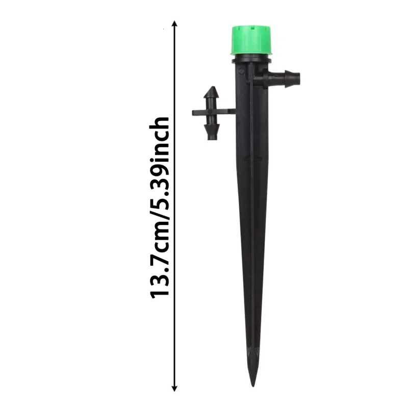 Spiked Dripper Sprinkler 8 Hole Drop Emitter All Round Scattering Sprinkler For Garden Plants Watering Irrigation Supplies