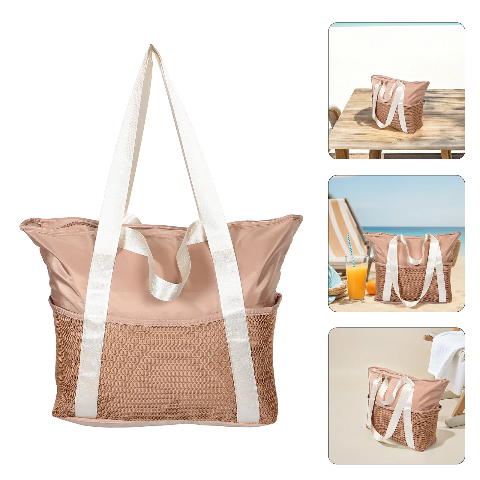 

Waterproof Sandproof Swim Bag for Women Large Capacity Lightweight Beach Tote for Pool Gym Travel Outdoor Activities