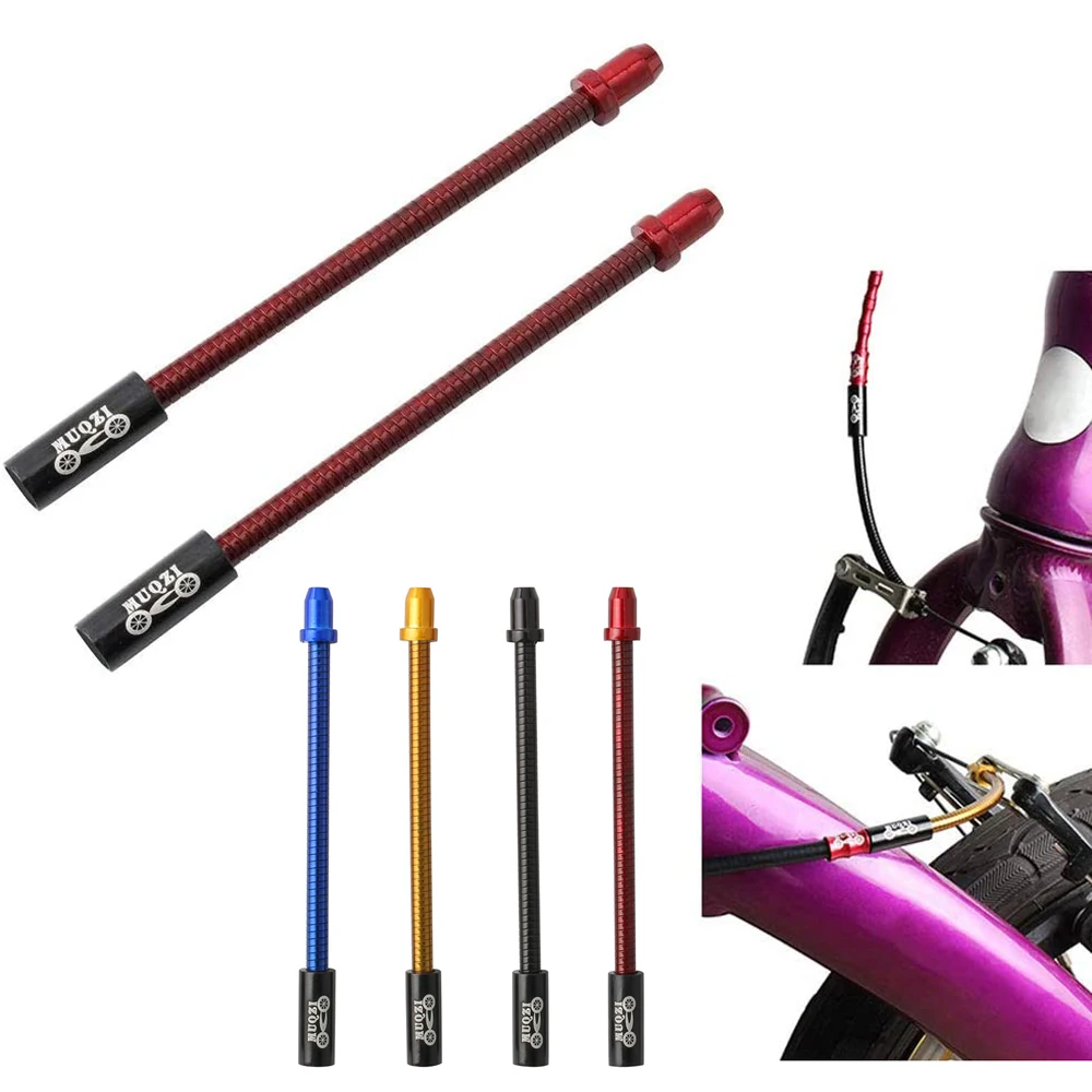Universal Oiling Bendable Spring Road Folding Bike Noodle Cable Guide Bicycle Accessories V Brake Elbow Brake Bent Pipe