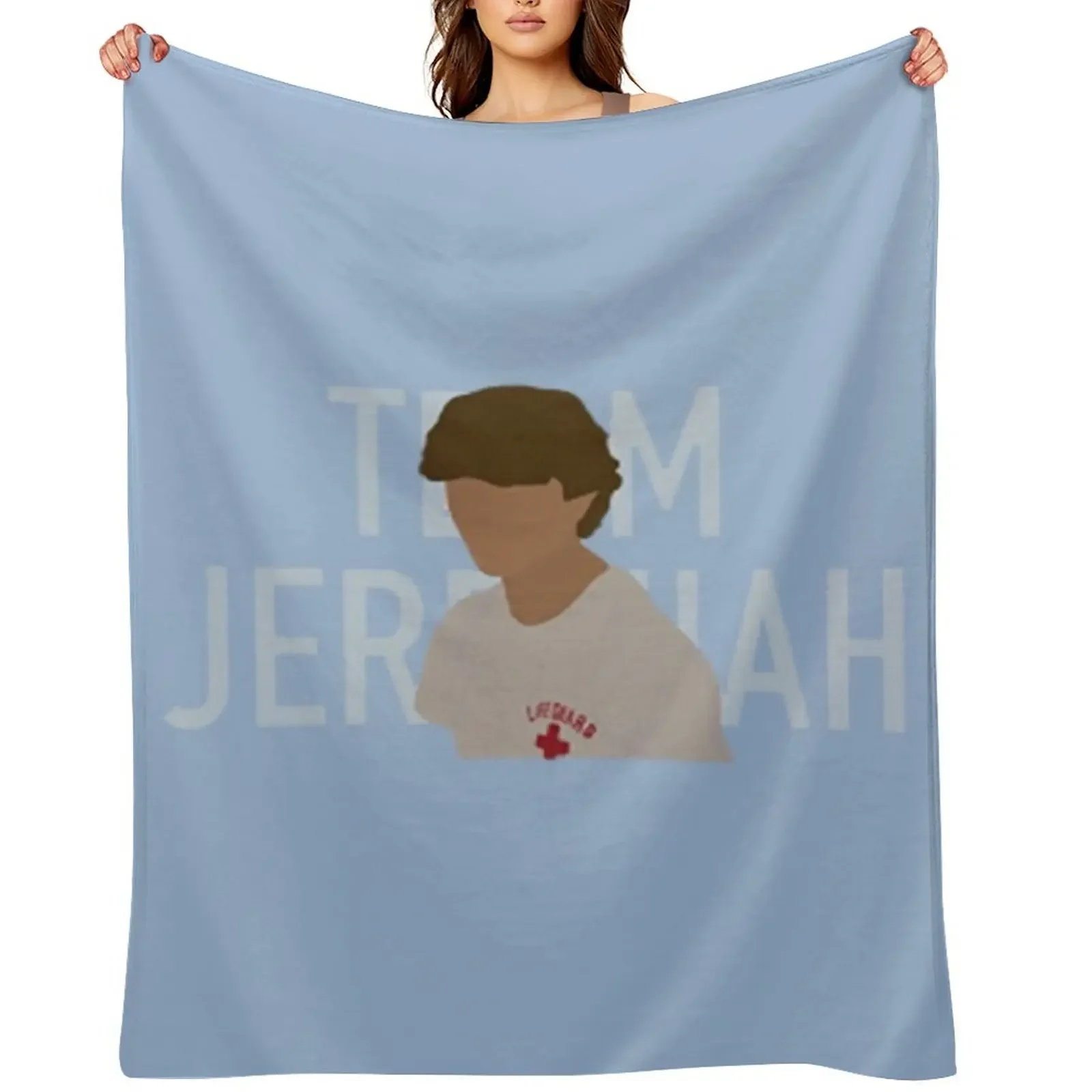 

Team Jeremiah Throw Blanket Fashionable Retro Design for Babies Bed and Picnic Use