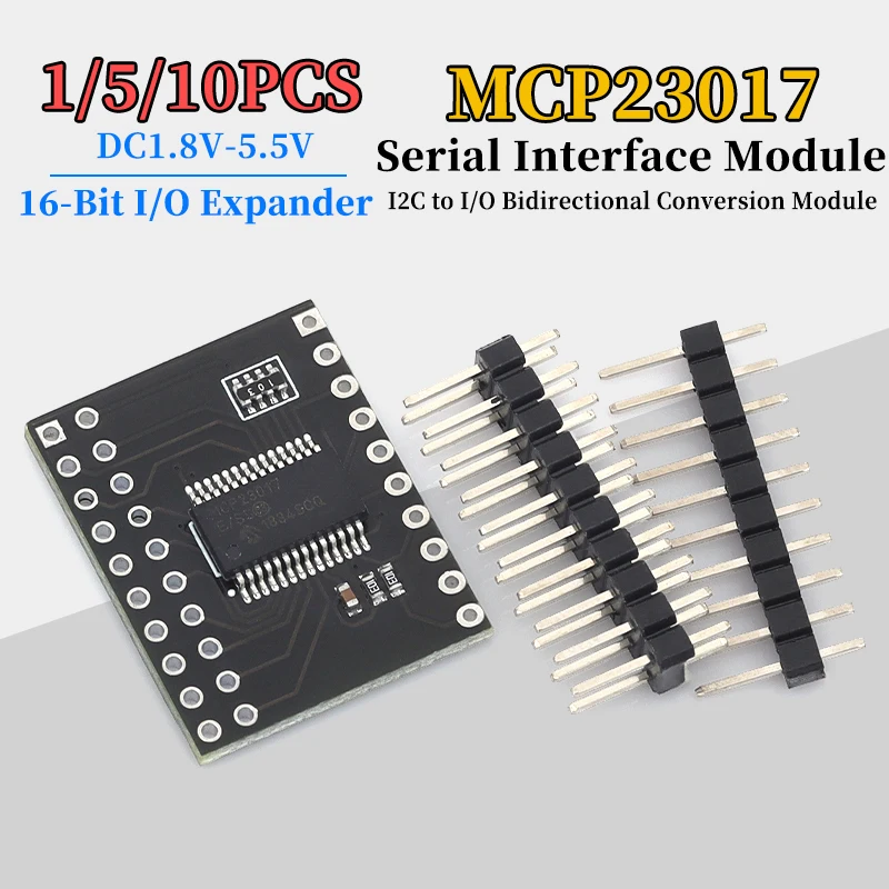 MCP23017 Serial Interface Module16-Bit I/O Expander for I2C to I/O Bidirectional Conversion Module